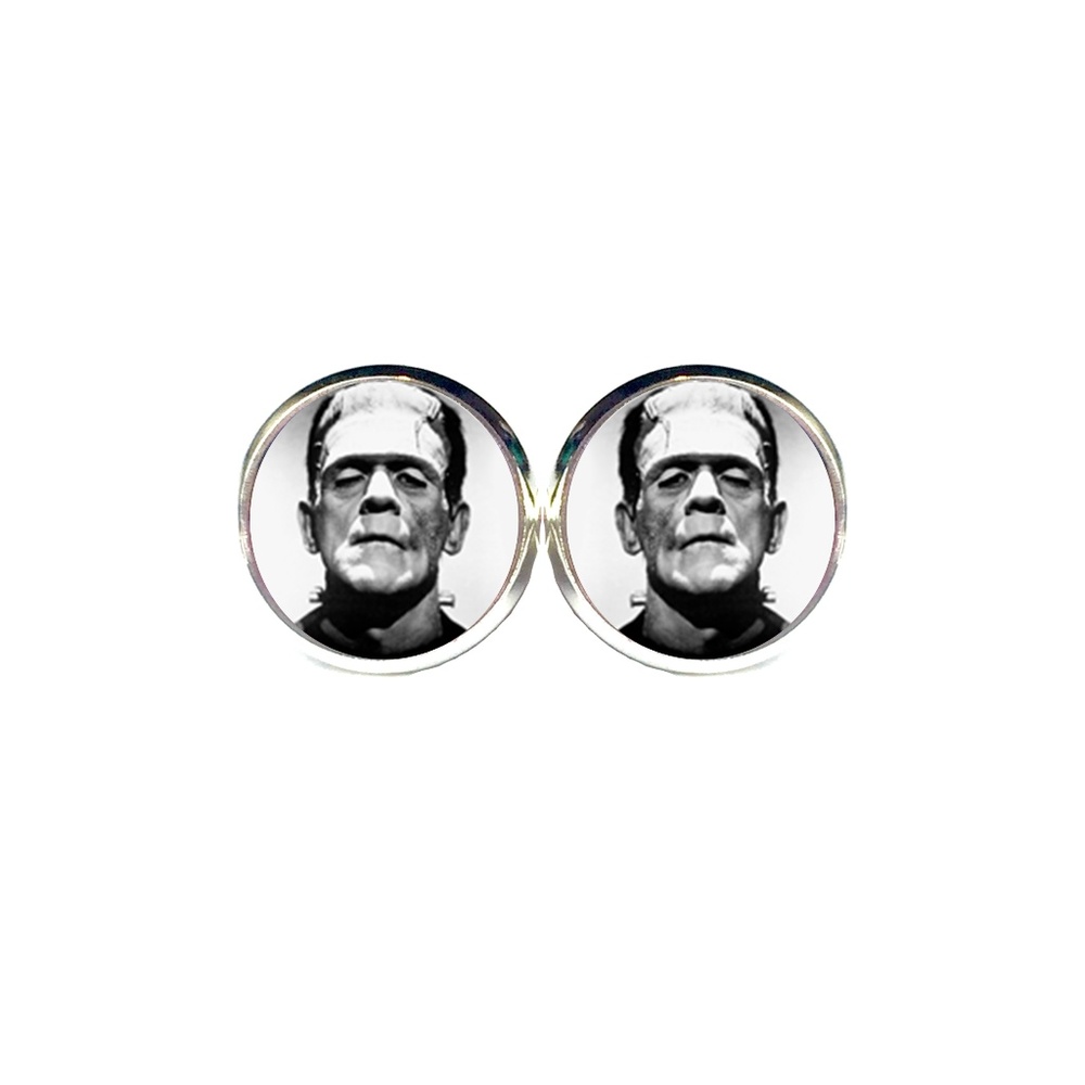 Frankenstein Earrings - Halloween, Classic Monster
